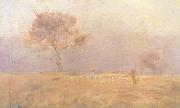 Charles conder Yarding Sheep (nn02) painting